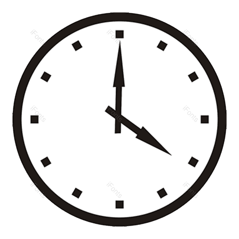 时钟图片,手绘元素元素,钟表PNG,表盘免抠素材